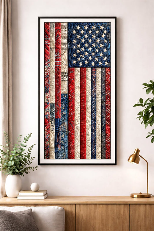 (Beginner-Friendly!)💎🇺🇸 American Flag DIY 5D Diamond Painting Kit❤️(✨Buy 2 Free Shipping)