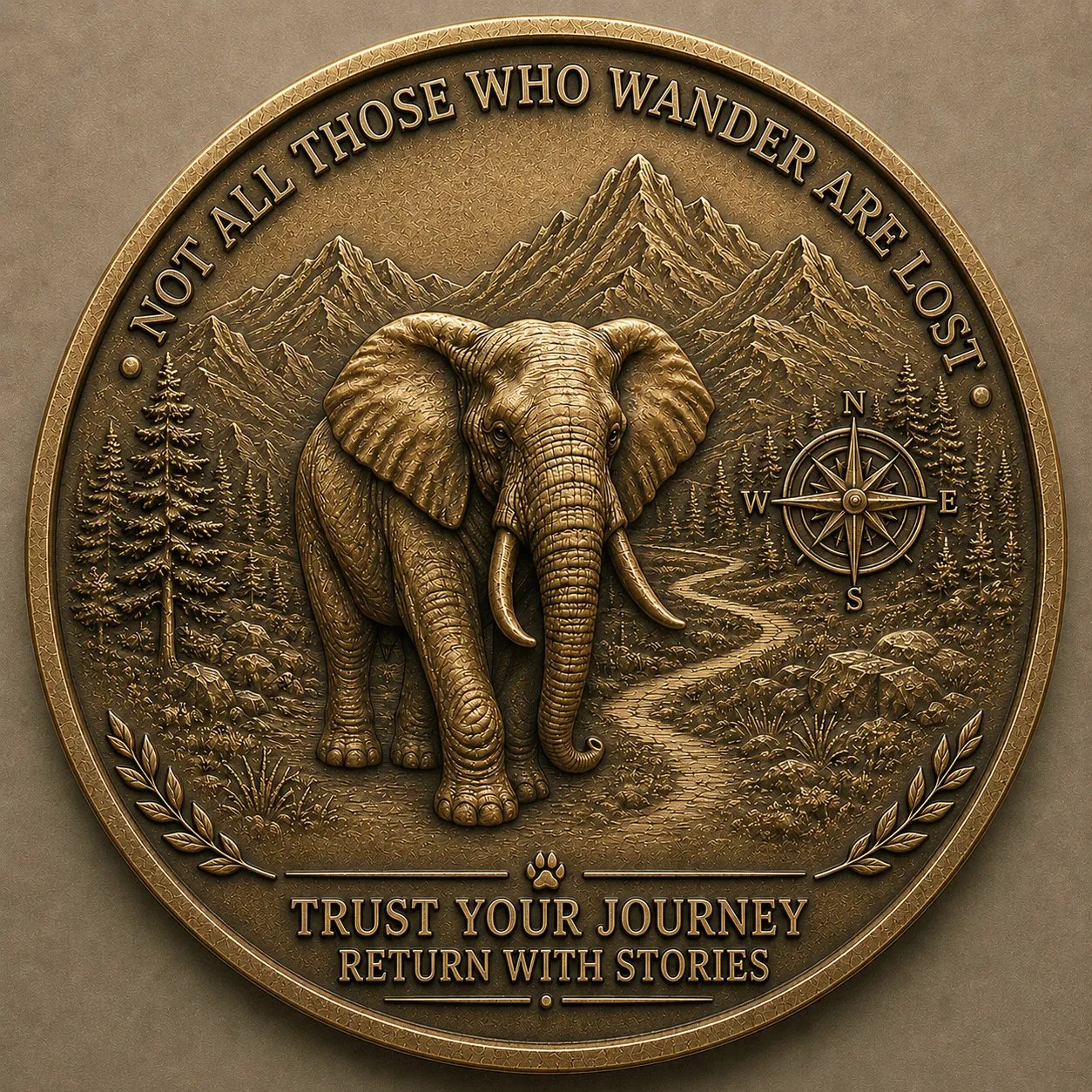 🐘 Travel Elephant Lucky Coin