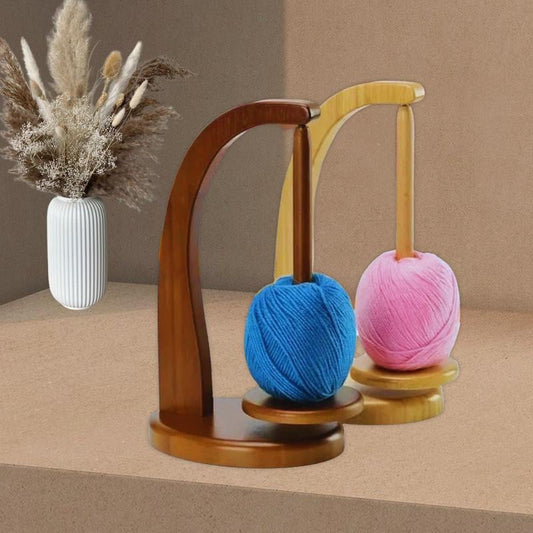 🔥Last Day 40% OFF -Wooden Yarn Winder with Magnetic Attachment Stable Base